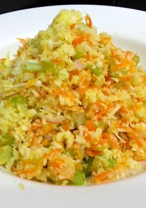 A picture of Cauliflower "Couscous"(Vegan).