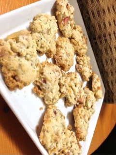 A picture of Tea and Apple Drop Cookies.
