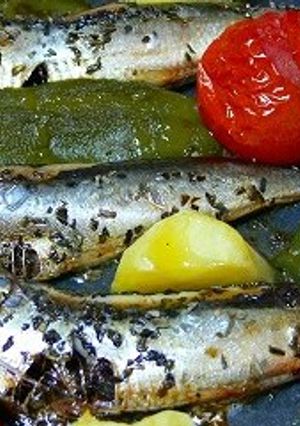 A picture of Italian Dish Made with Dried Whole Sardines.