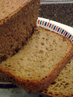 A picture of Breadmaker Beet Bread.