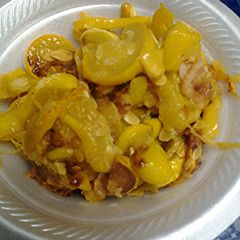 My mom's Fried squash A picture of My mom's Fried squash.