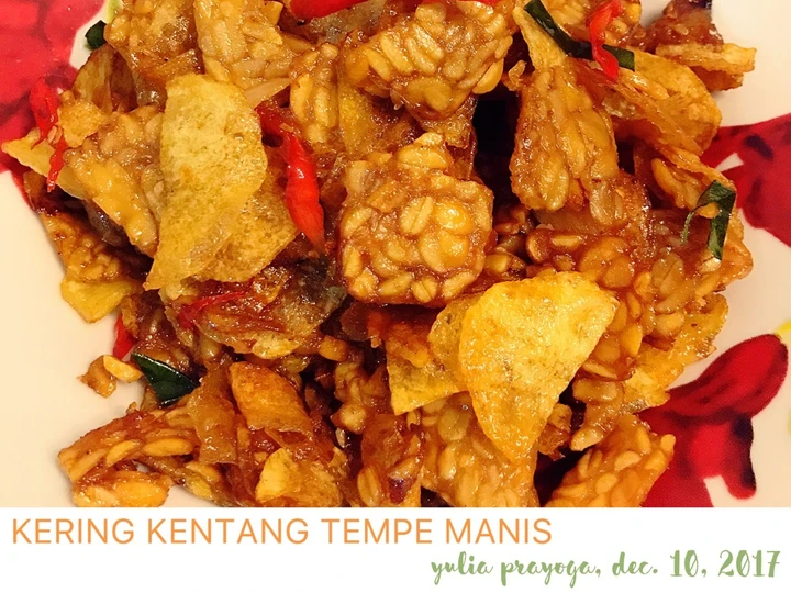 Cara Gampang Menyiapkan Resep Kering Kentang Tempe Manis yang Uenak Anti Ribet, Lezat