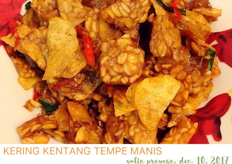 Kering Kentang Tempe Manis