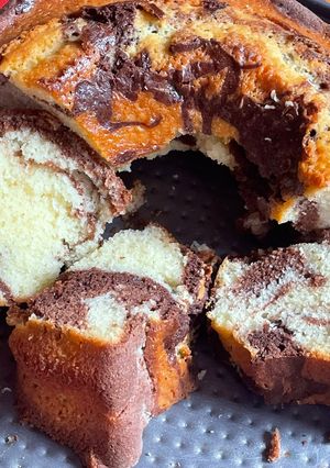 Una foto de Budín Marmolado 20 cucharadas