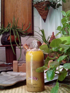 A picture of Vinaigrette of Orange mojo with balsamic vinegar, Tuli's version's.