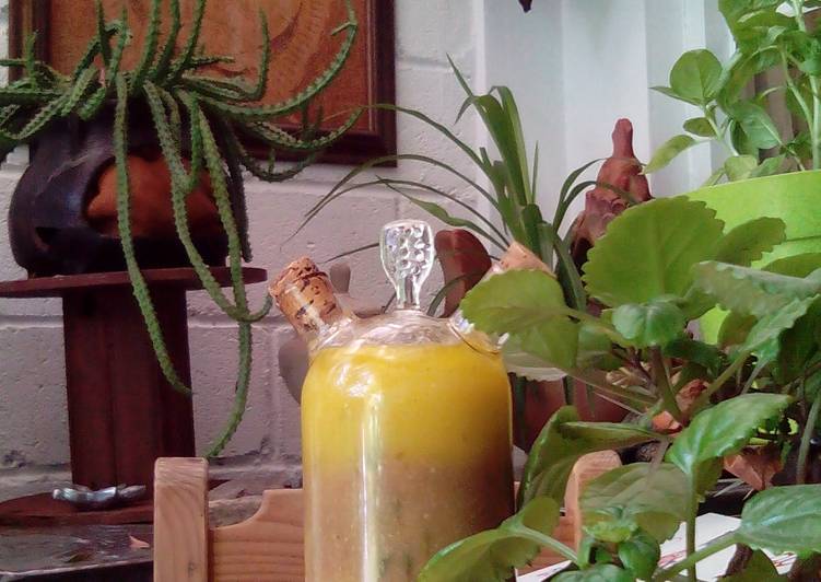Vinaigrette of Orange mojo with balsamic vinegar, Tuli's version's