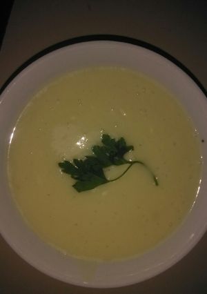 Una foto de Puré de calabacín