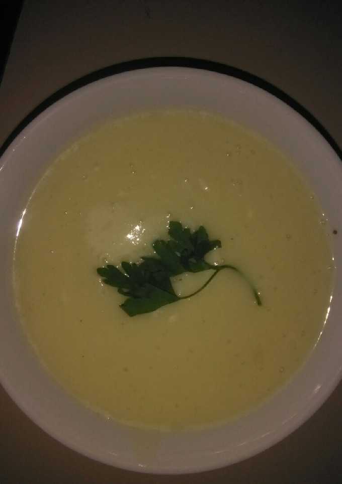 Una foto de Puré de calabacín