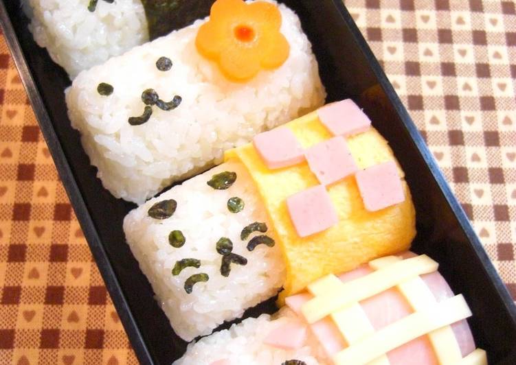 How to Make Any-night-of-the-week Barrel Animals Character Bento