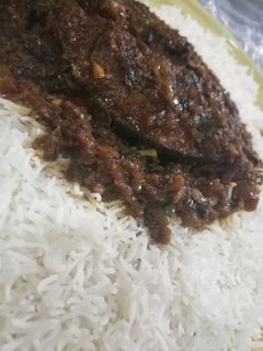 صورة لوصفة رز مع السمك