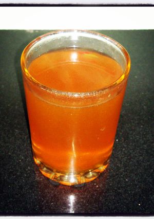 A picture of Jake's sulaimani (a wonder bat drink).