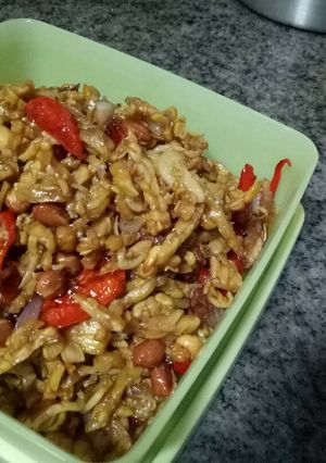 Foto resep Kering tempe kacang teri