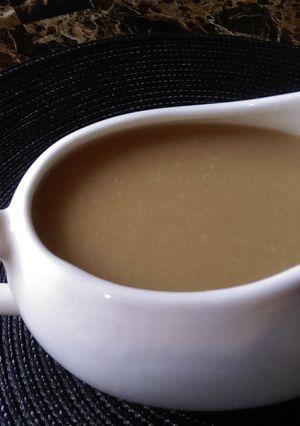 A picture of Pan gravy.