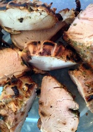A picture of Grilled Marinated Pork Tenderloin.