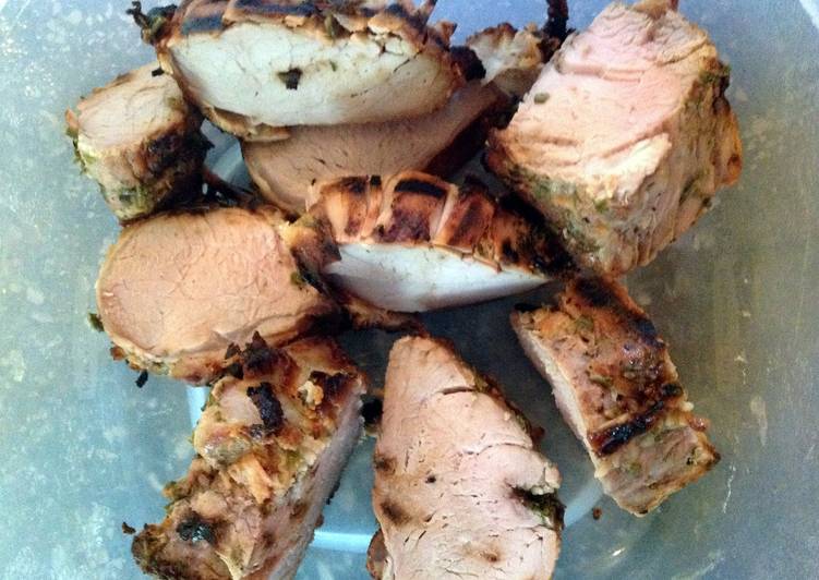 Grilled Marinated Pork Tenderloin