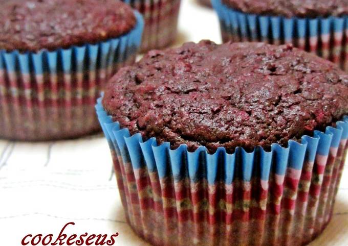 Recipe of Any-night-of-the-week Beetroot &amp; Dark Chocolate Cupcakes