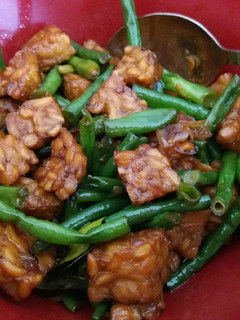 Foto resep Tumis kecap tempe & kacang panjang