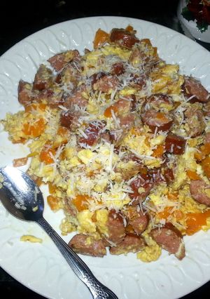 A picture of Turkey Sausage and Egg Bake.