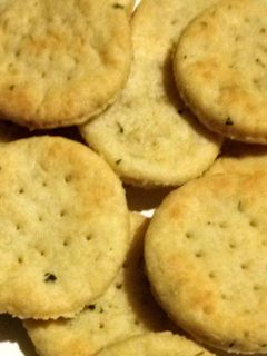 A picture of Parmesan Crackers.