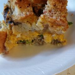 A picture of Country breakfast casserole.