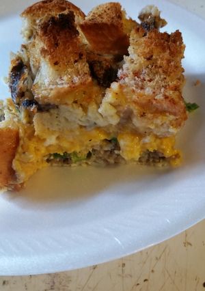 A picture of Country breakfast casserole.
