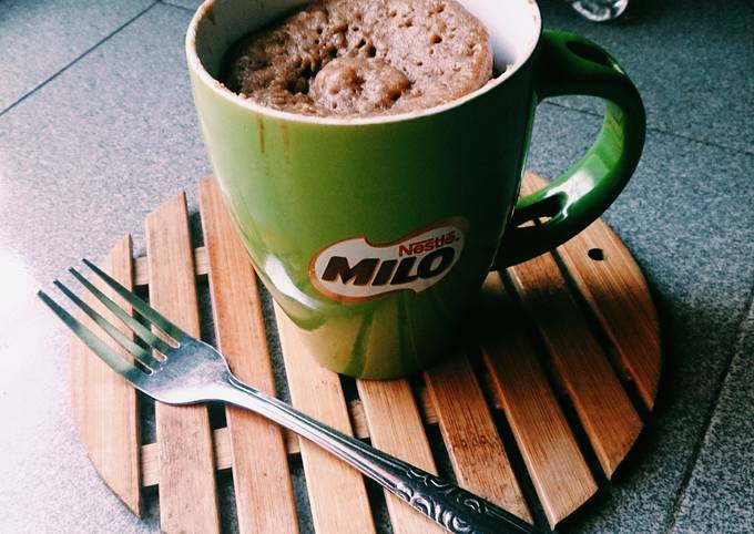 Milo Banana bread, in a mug!