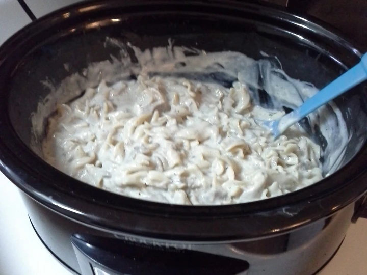 Easy Steps Prepare|Recipe} Easy Yummy Crock-Pot Chicken Alfredo the Tasteful