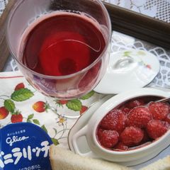A picture of Preserve Small Strawberries in Strawberry Preserve and Syrup.