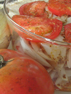 A picture of Chilled Tomato and Sweet Onion Salad.