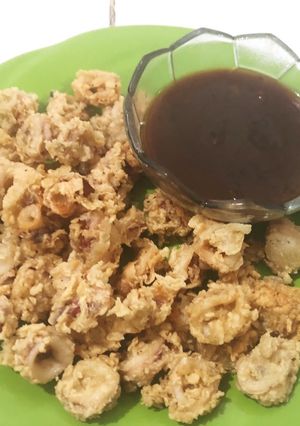 Foto resep Cumi Goreng Tepung Saus Lada Hitam