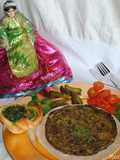 Persian frittata with herbs (Kookoo Sabzi)
