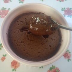A picture of Creamy and Rich Easy Molten Chocolate Cake.