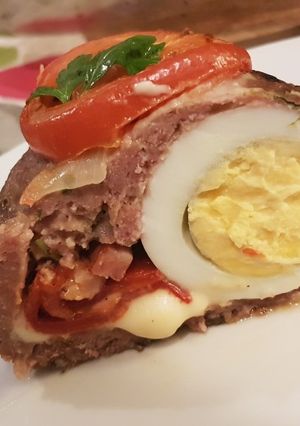 Foto principal de Rollo de carne picada relleno