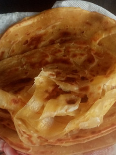 A picture of Multi layered chapati/chapati kurasa.