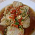 Sawi putih ayam gulung