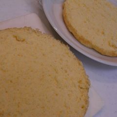 A picture of Sponge Cake Made with Pancake Mix.