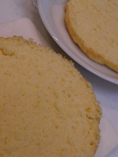 A picture of Sponge Cake Made with Pancake Mix.