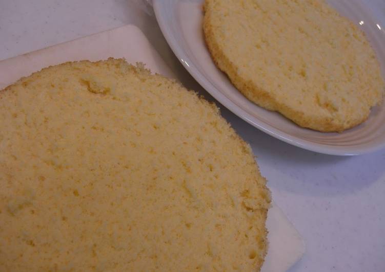Sponge Cake Made with Pancake Mix
