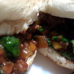 A picture of Mexican Sloppy Joe Stuffed Biscuits.