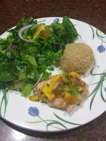 Simple Way Prepare Recipe Tilapia with mango salsa that is Really Delicious, Really Delicious}