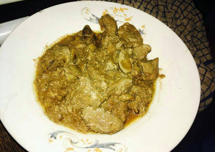 Easiest Way to Make Quick Ox liver with onion