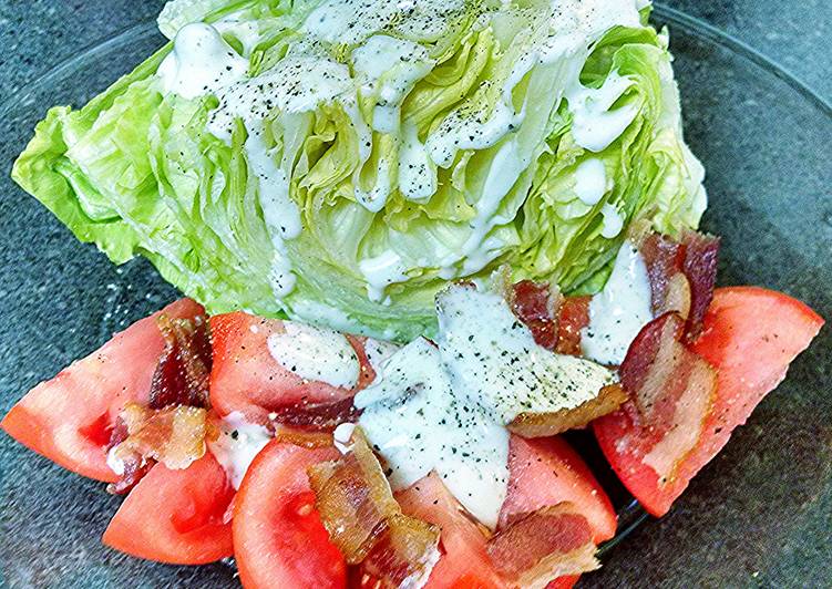 Recipe of Appetizing "Steakhouse" Wedge Salad