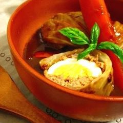 A picture of Stuffed Cabbage with Egg.