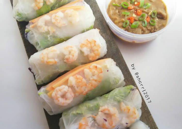 Resep Shrimp Spring Rolls #BikinRamadhanBerkesan #Day2 yang Bikin Ngiler