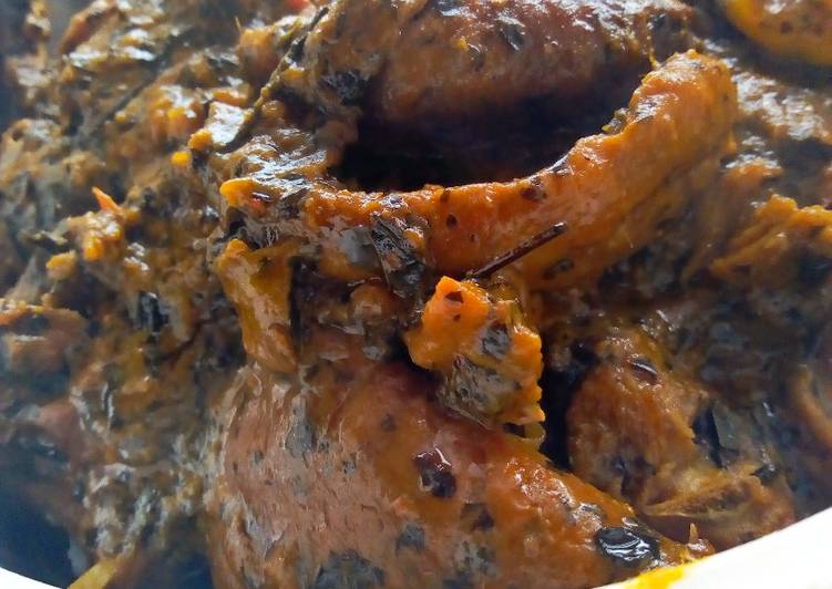 Wednesday Fresh Afang soup with a fresh taste