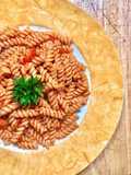 FUSILLI WITH TOMATO SAUCE | ฟูซิลีซอสมะเขือเทศ