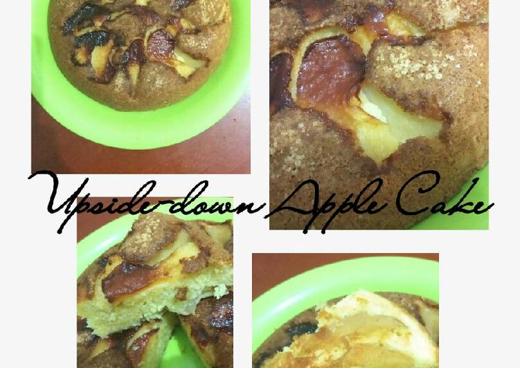 Langkah Mudah untuk Menyiapkan Upside-down Apple Cake / Kue Apel Teflon yang Enak Banget