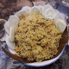 A picture of Hyedrabadi khichdi.