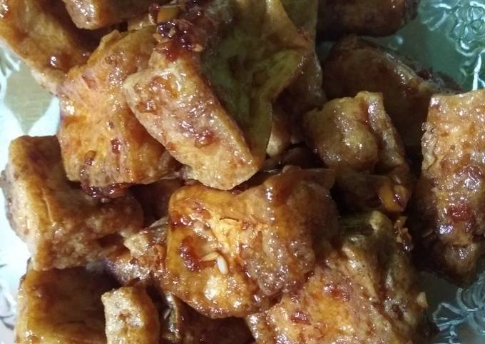 Panduan Masakan Resep Tahu goreng kecap