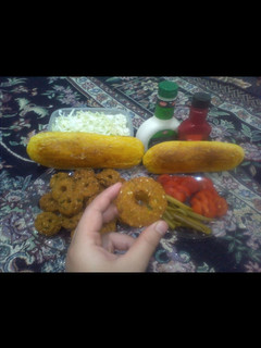 عکسی از دستور فلافل خوشمزه😋باجعفری